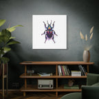 Iridescent Beetle Wall Art – Stretched Canvas