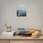 Foggy Coastal Cliff Wall Art  - Poster