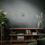 Rubber Duck Painting Canvas — Bright Yellow Nursery Wall Art