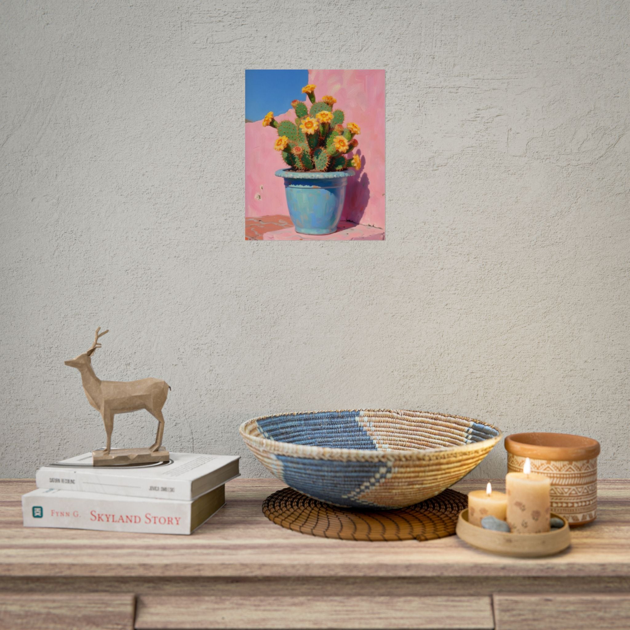 Cactus Pink Wall Art -  Poster