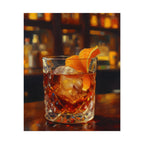 Whisky on Ice Wall Art -  Bar & Home Decor - Poster