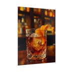 Whisky on Ice Wall Art -  Bar & Home Decor - Poster