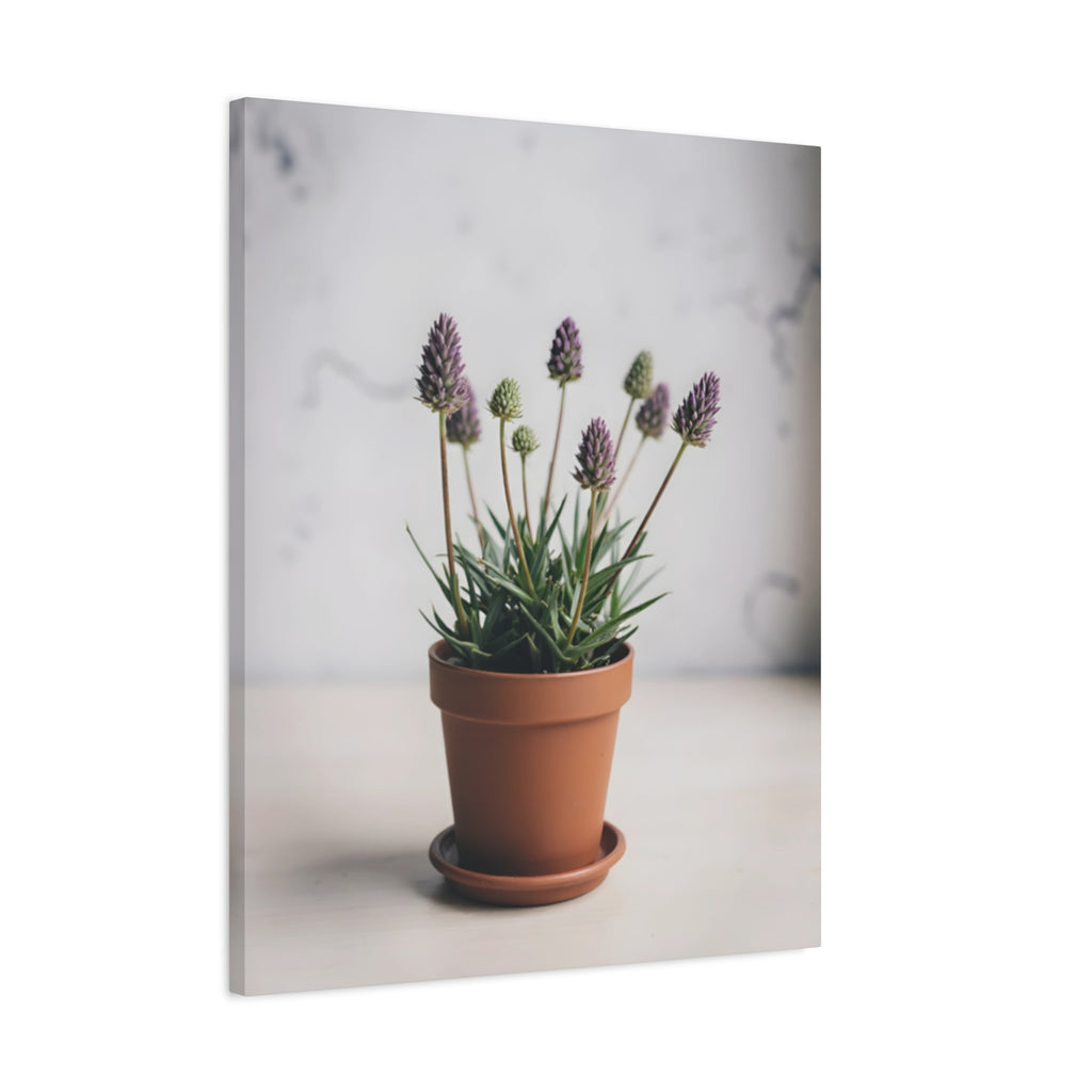 Potted Alpine Dodgegrass Wall Art – Stretched Canvas