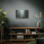 Misty Forest Path  Stretched Wall Art - Canvas Print