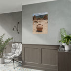 Rustic Terracotta  Clay Pot Desert Poster - Rolled Photo Print