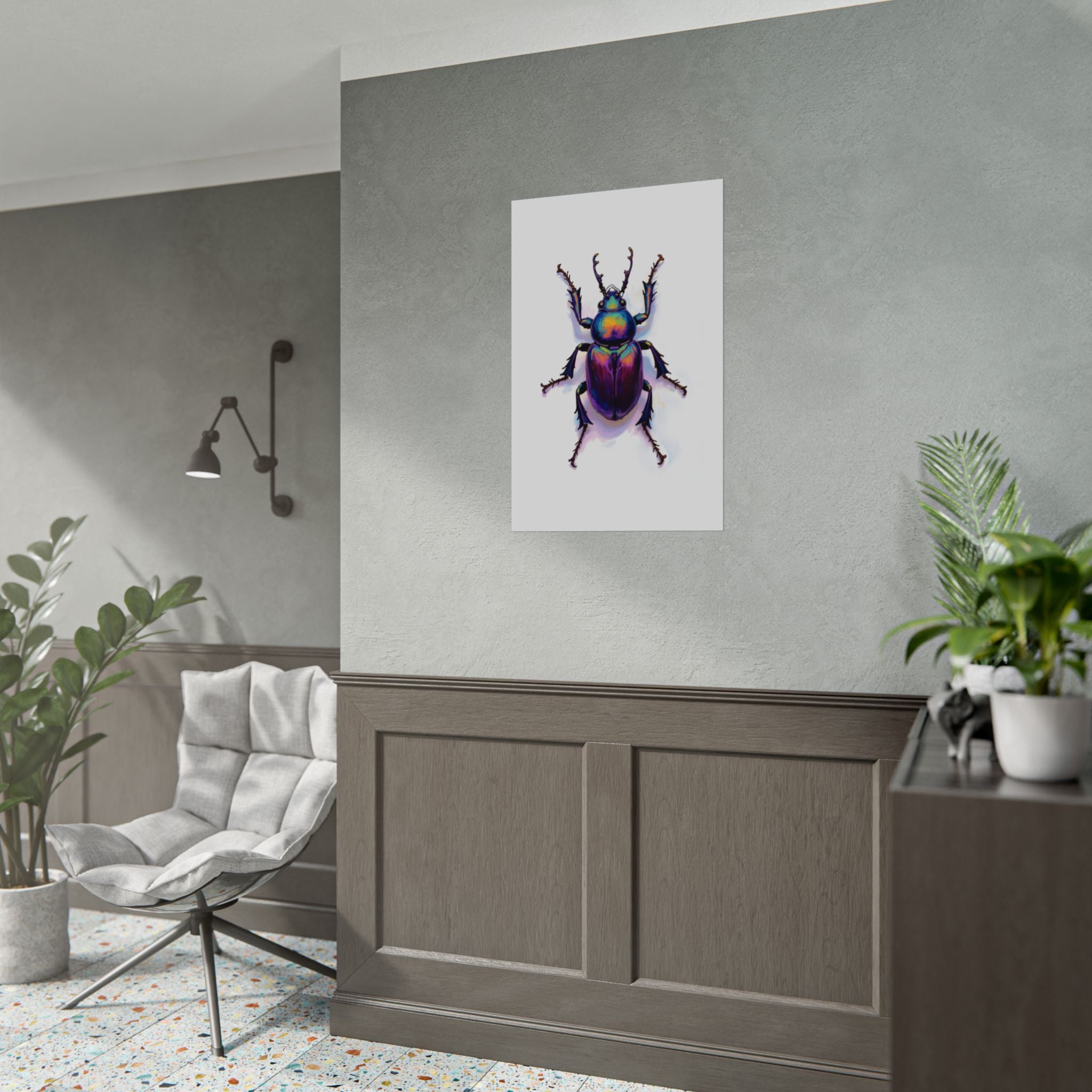 Iridescent Beetle Wall Art – Poster