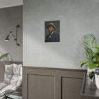 Van Gogh Portrait Rolled Poster — Vintage Impressionist Art Print