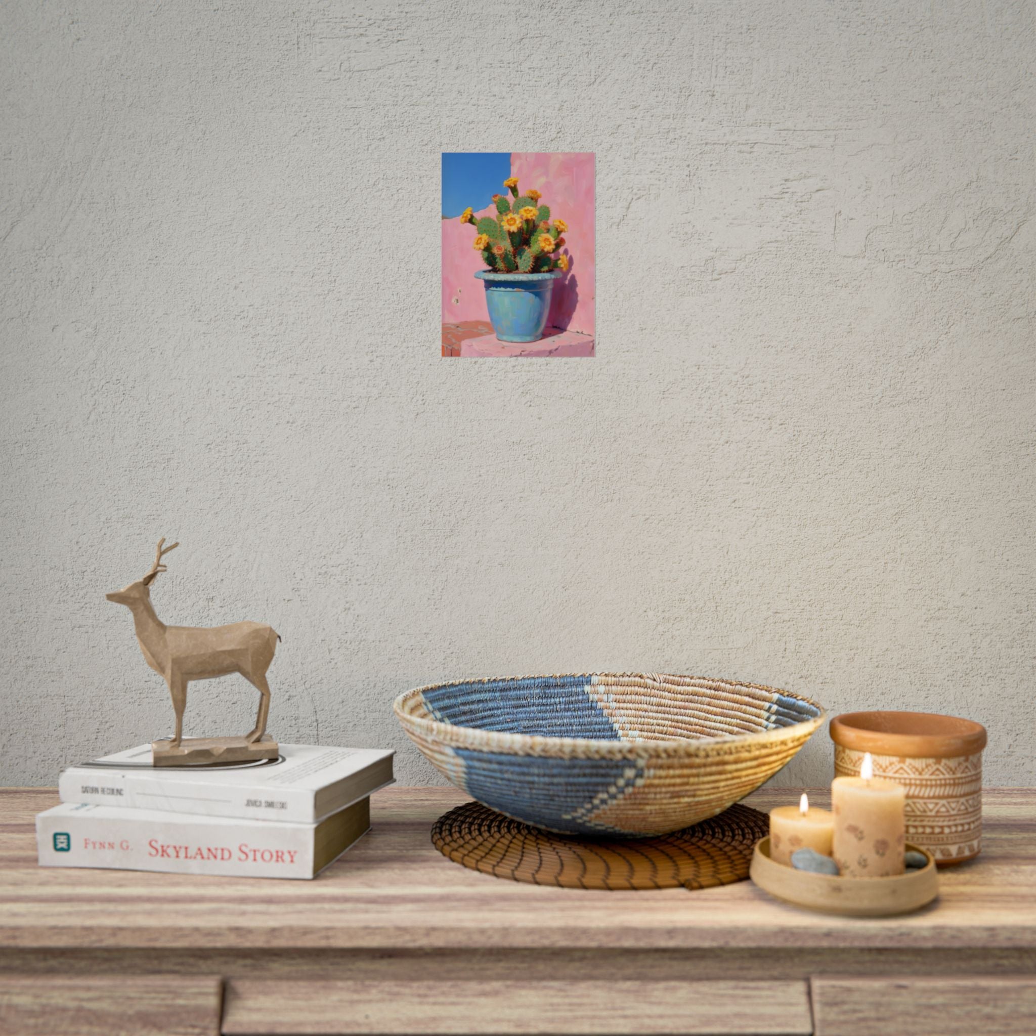 Cactus Pink Wall Art -  Poster