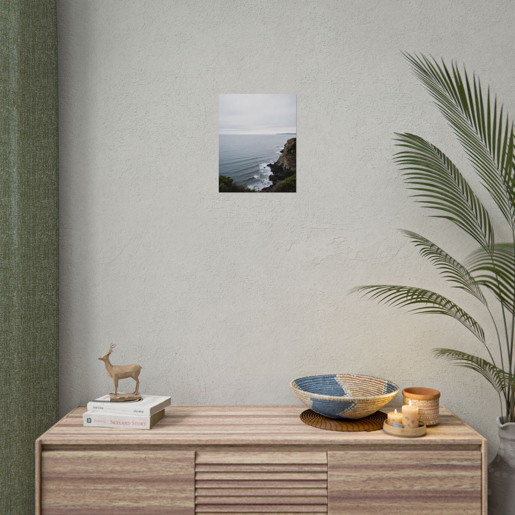 Dawn on the ocean Wall Art Print - Rolled Poster