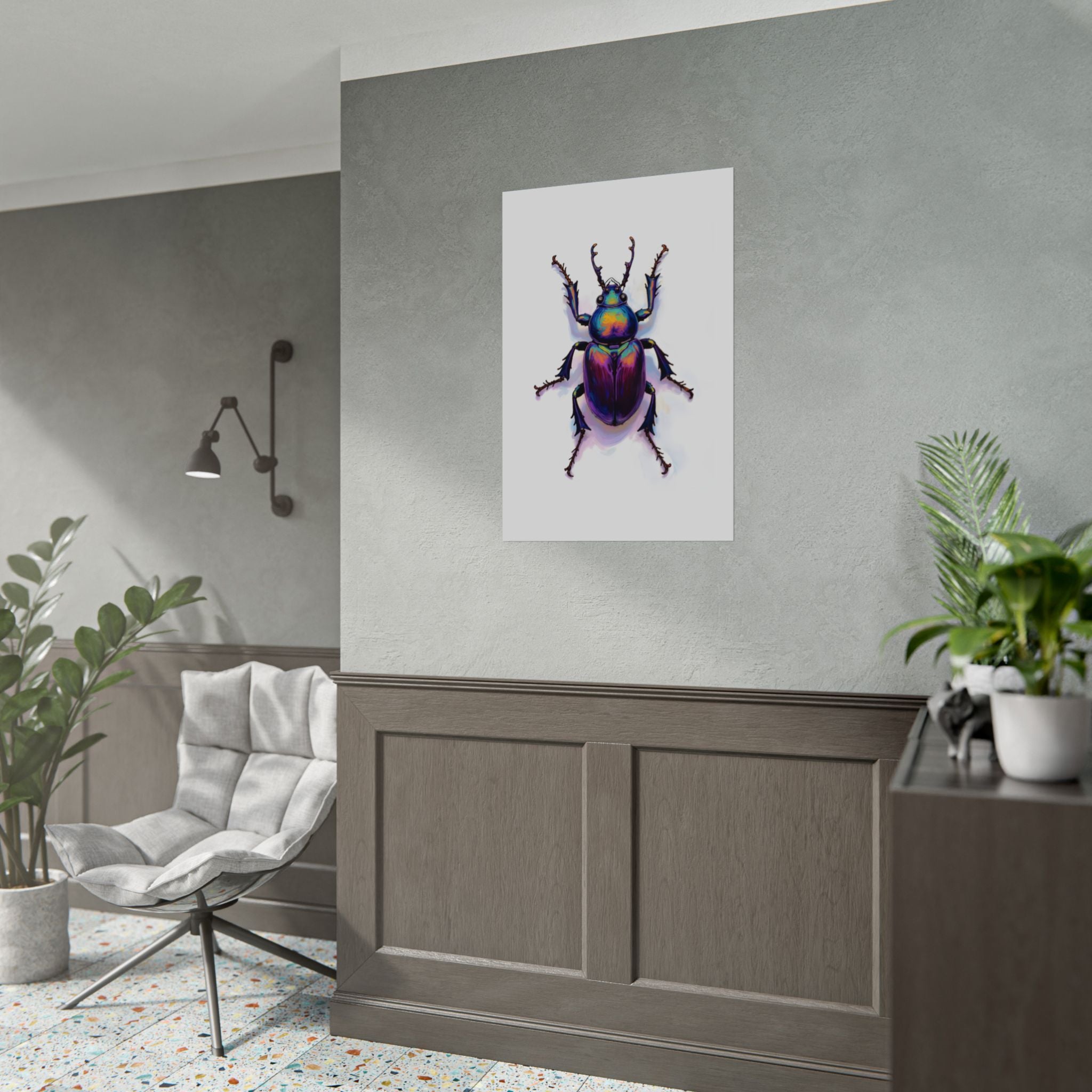 Iridescent Beetle Wall Art – Poster
