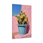 Cactus Pink Wall Art -  Stretched Canvas