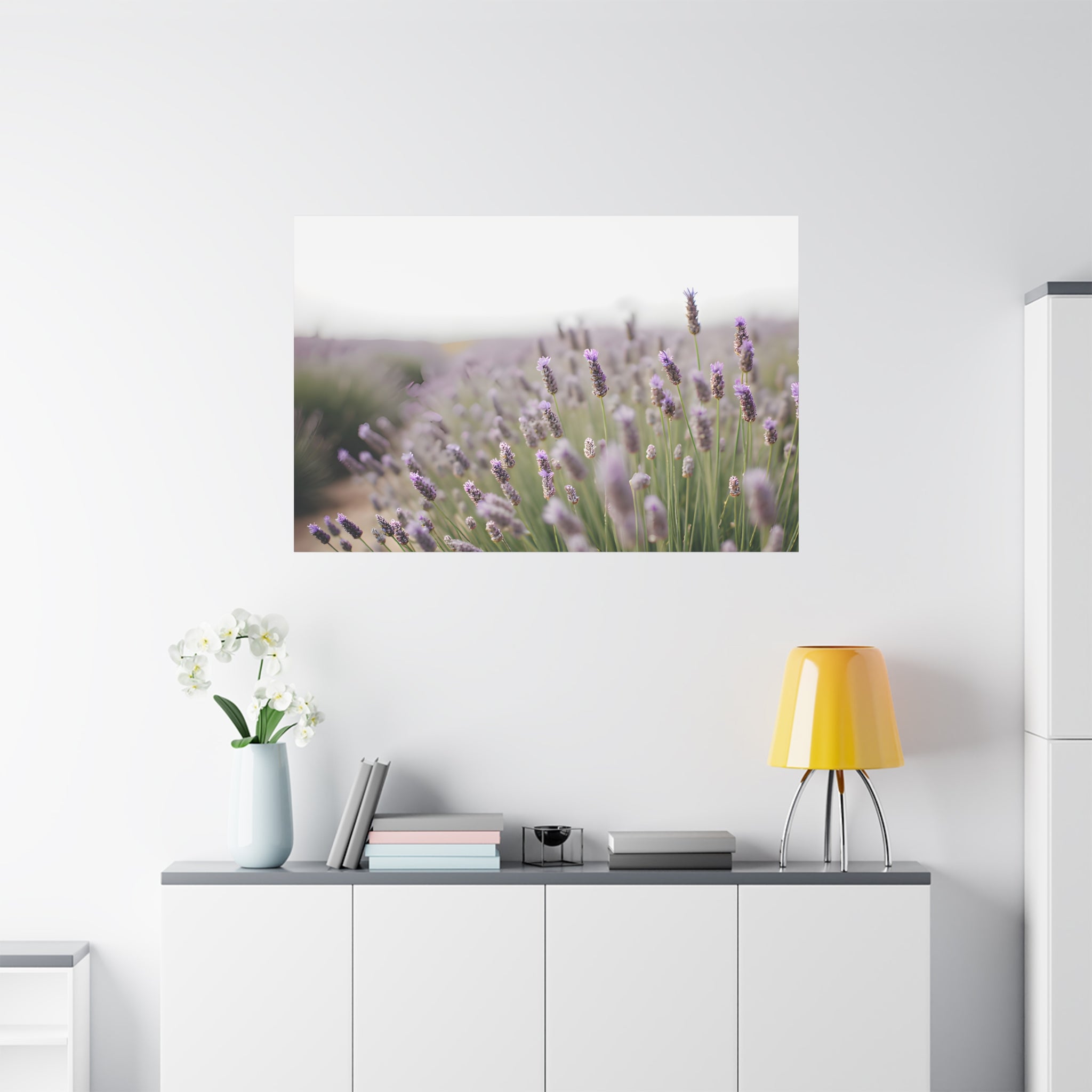 Lavender Field Wall Art – Stretched Canvas