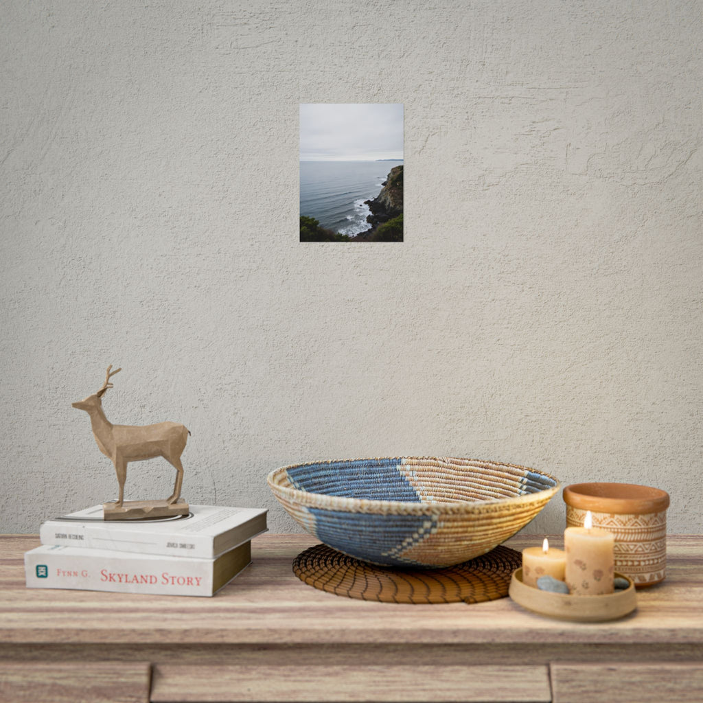 Dawn on the ocean Wall Art Print - Rolled Poster