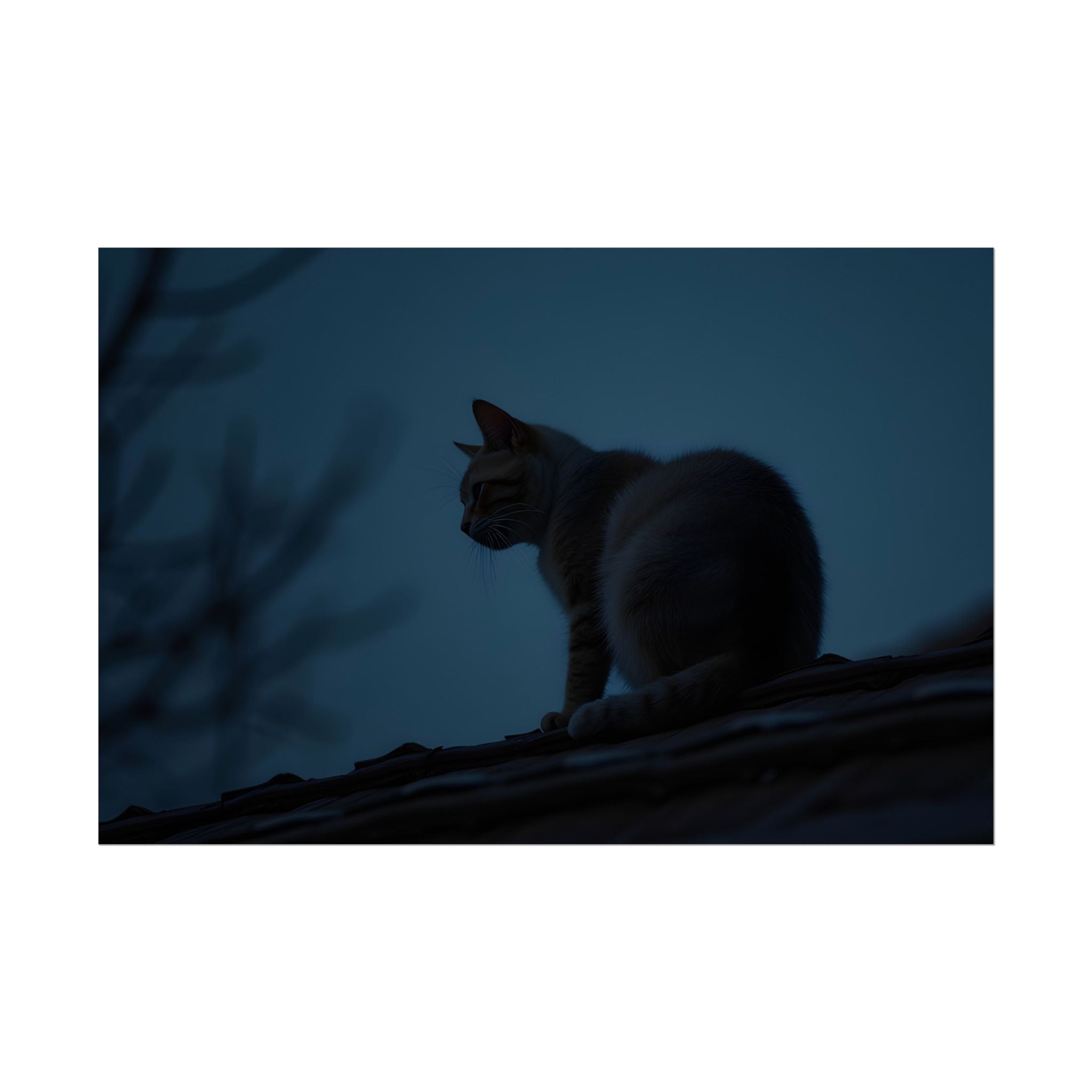 Nightwatch Cat Wall Art - Poster