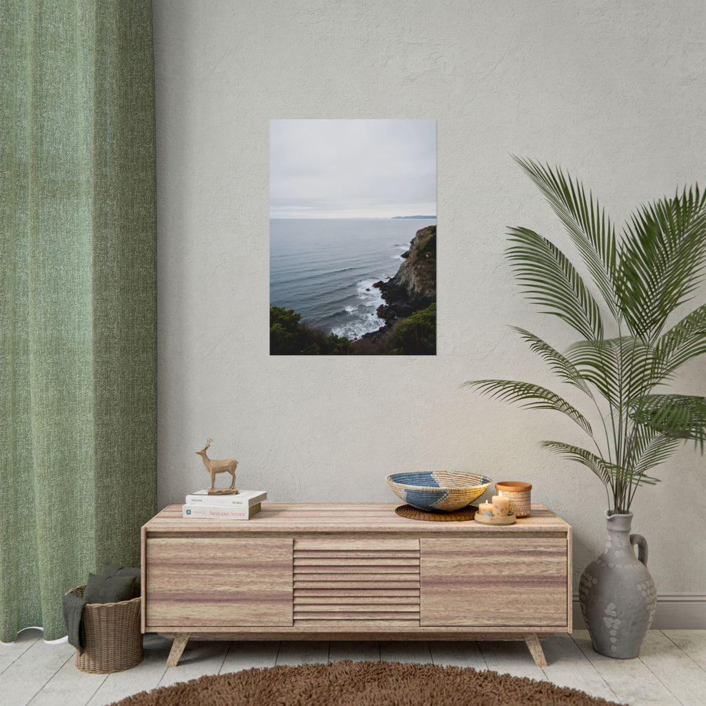 Dawn on the ocean Wall Art Print - Rolled Poster