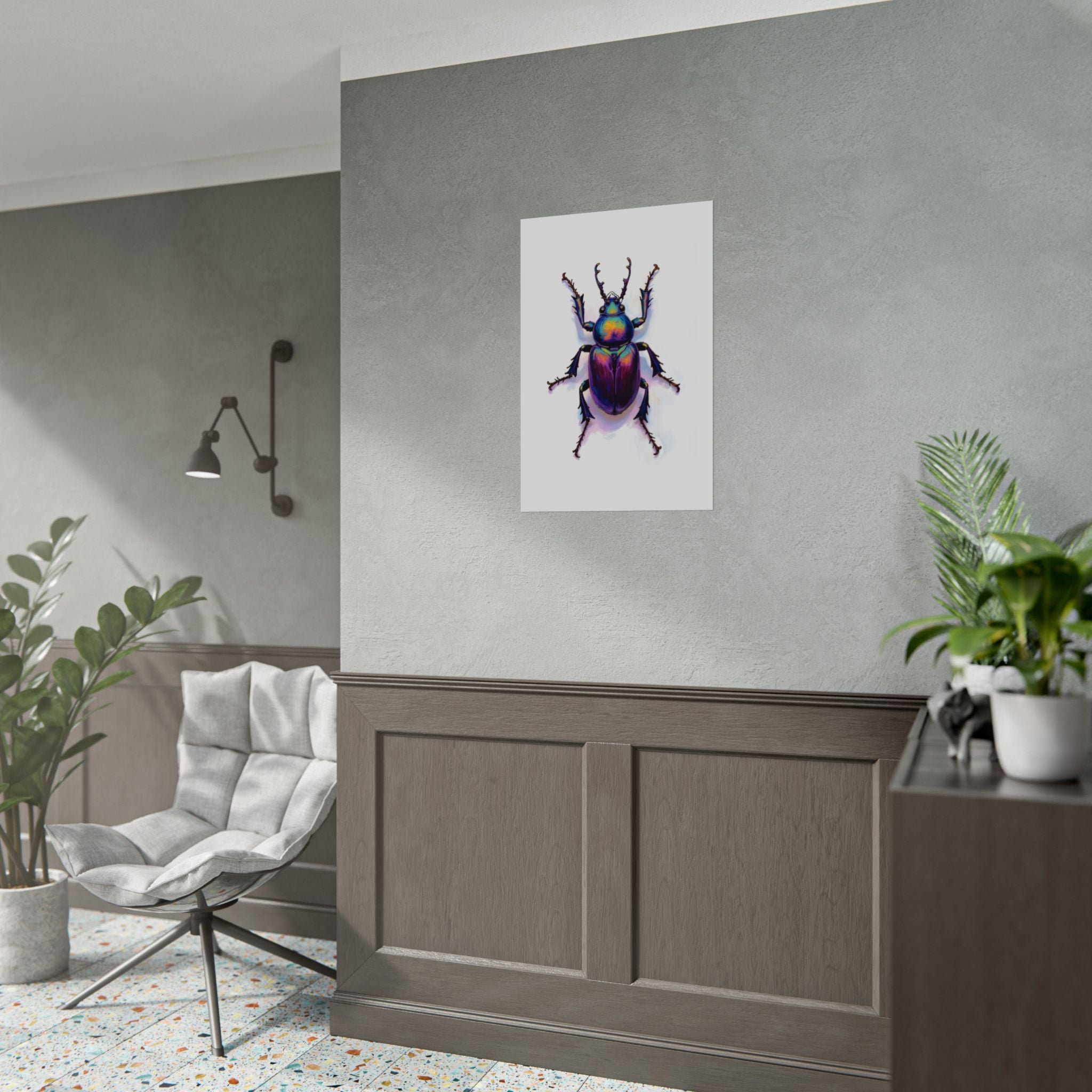 Iridescent Beetle Wall Art – Poster
