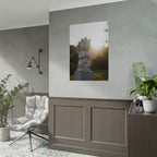 Sunlit Lucky Cat Wall Art - Poster