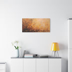 Golden Meadow Abstract Wall Art - Stretched Canvas