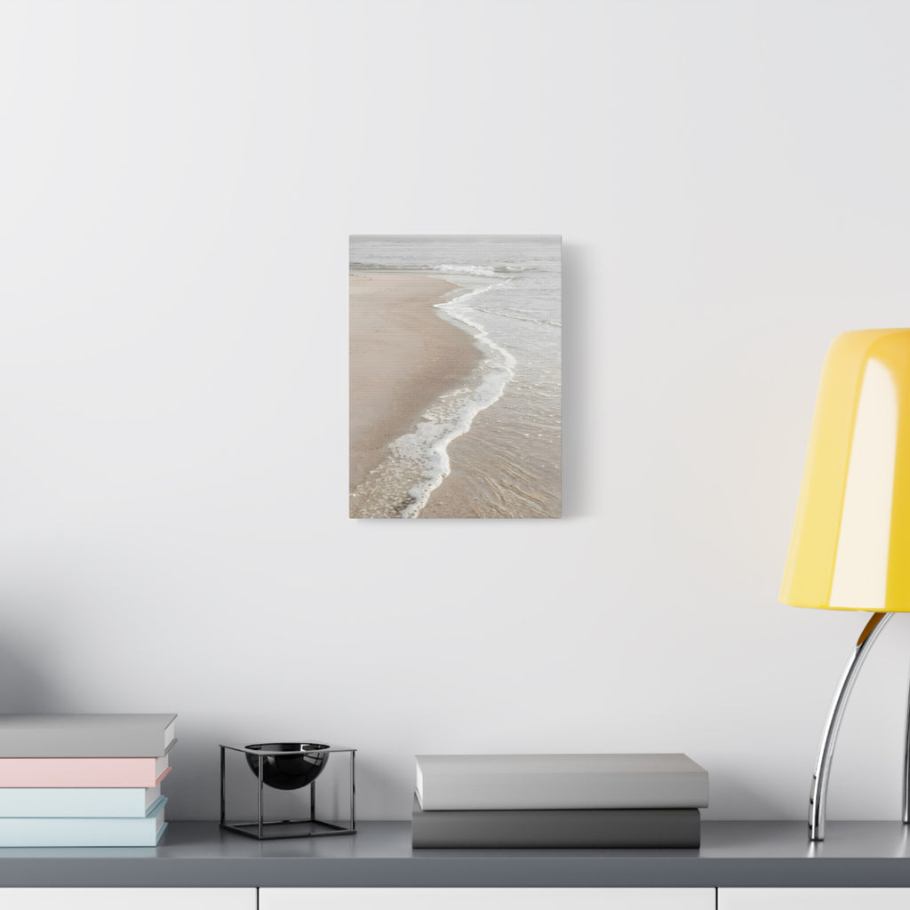 Seaside Shoreline Canvas Print - Tranquil Beach Wall Art