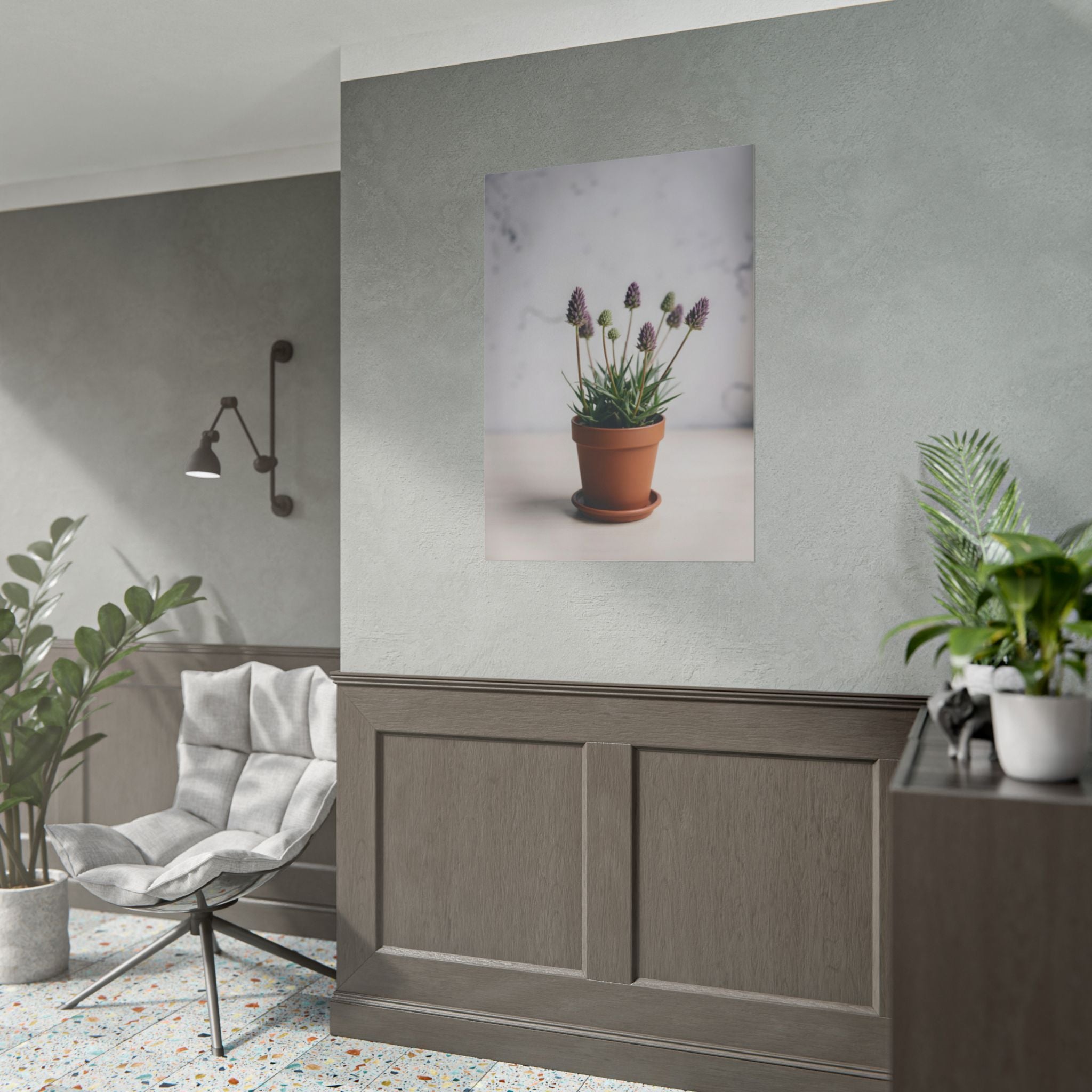 Potted Alpine Dodgegrass Wall Art – Poster