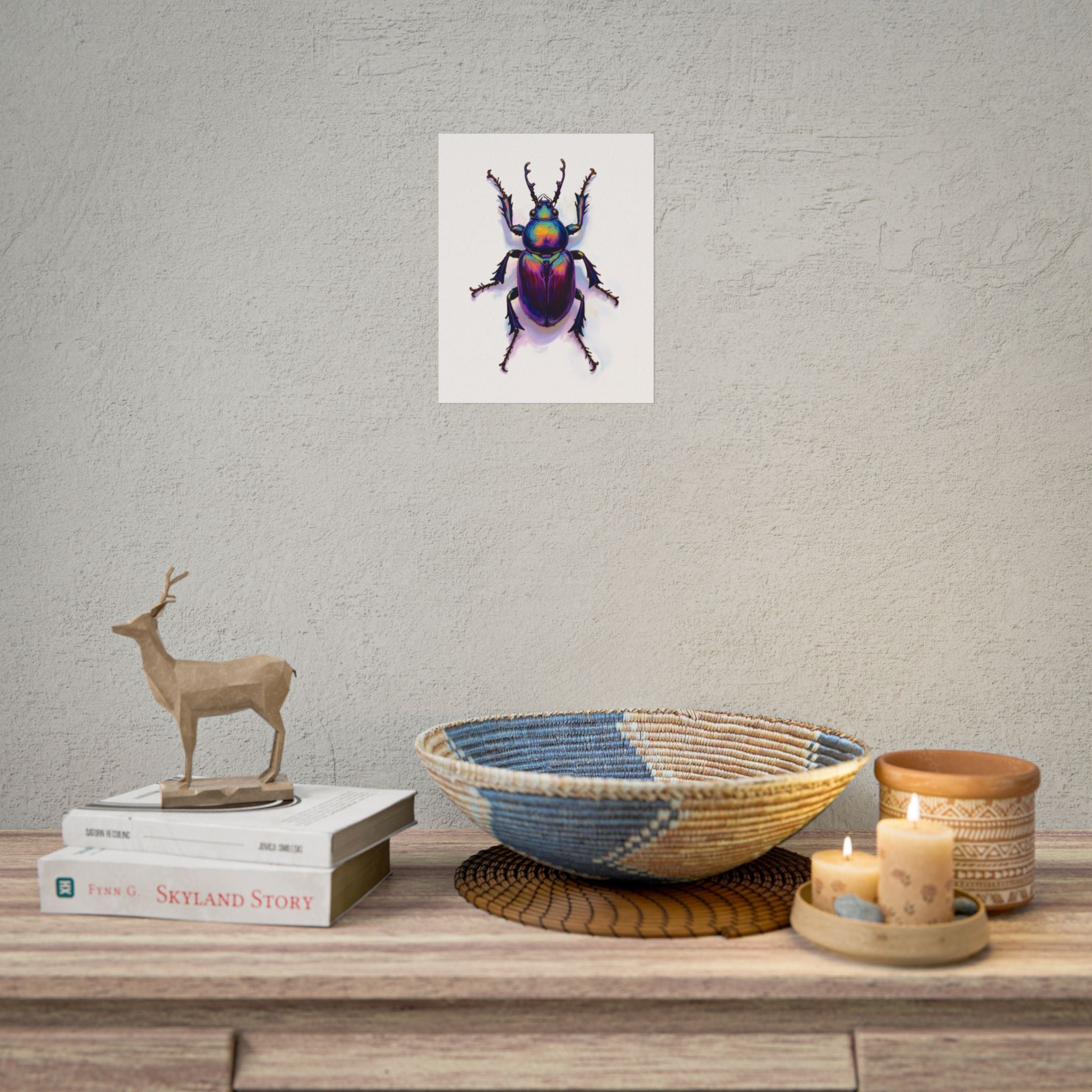 Iridescent Beetle Wall Art – Poster