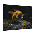 Bumblebee Close-Up Poster — Realistic Insect Wall Art (Rolled Poster)