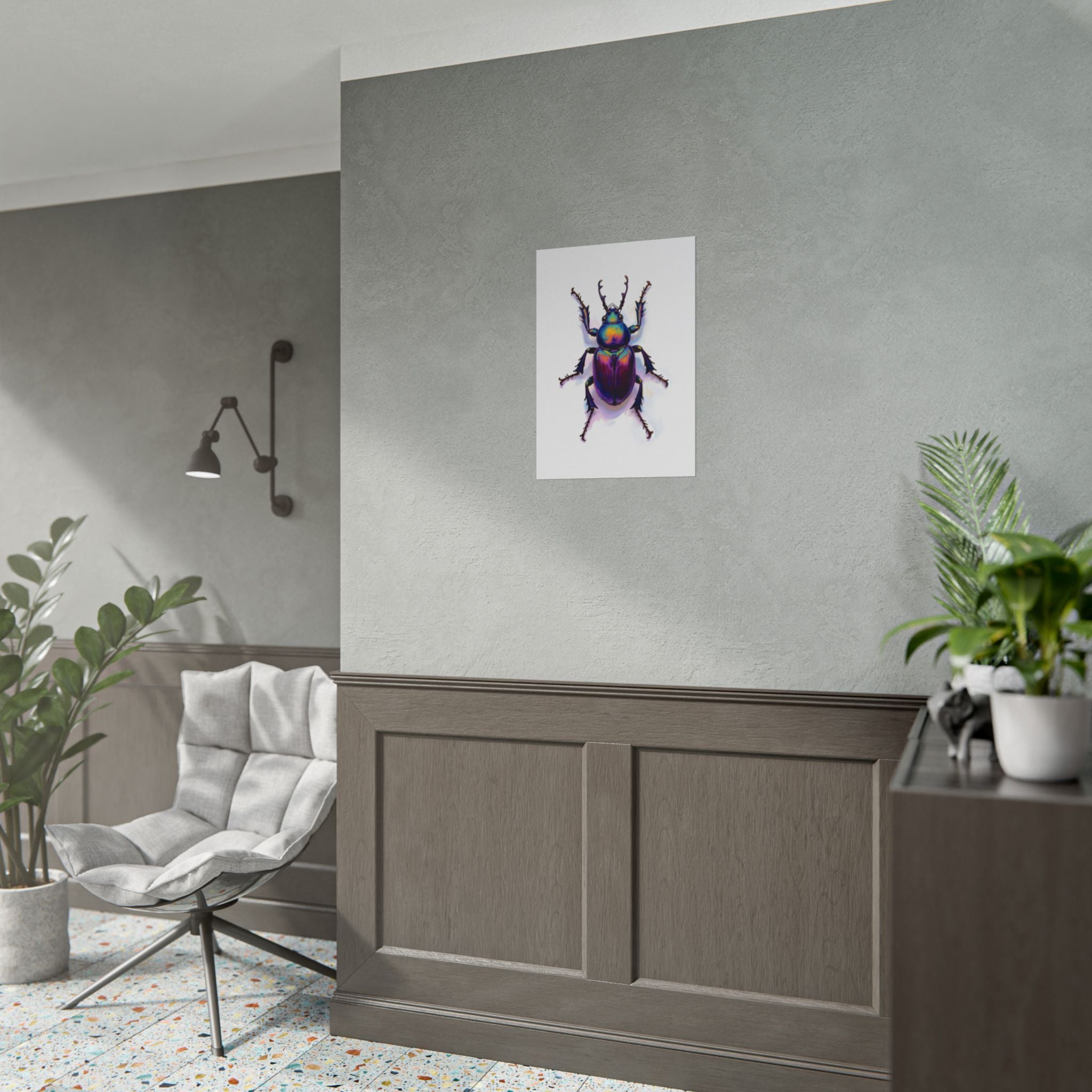 Iridescent Beetle Wall Art – Poster