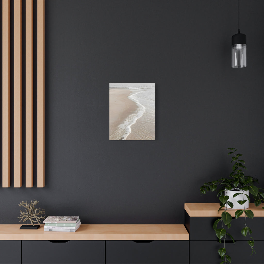 Seaside Shoreline Canvas Print - Tranquil Beach Wall Art