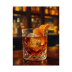 Whisky on Ice Wall Art -  Bar & Home Decor - Poster