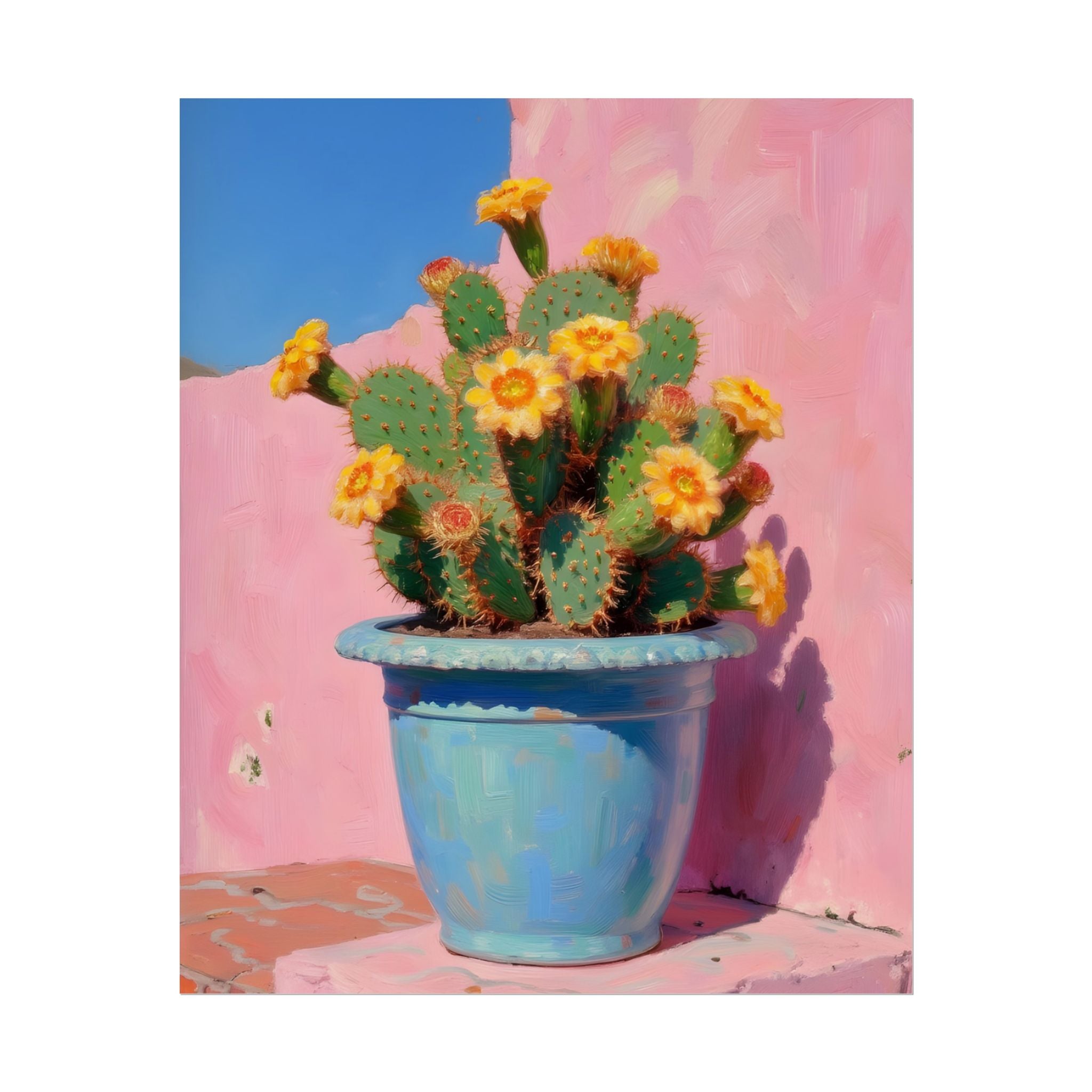 Cactus Pink Wall Art -  Poster