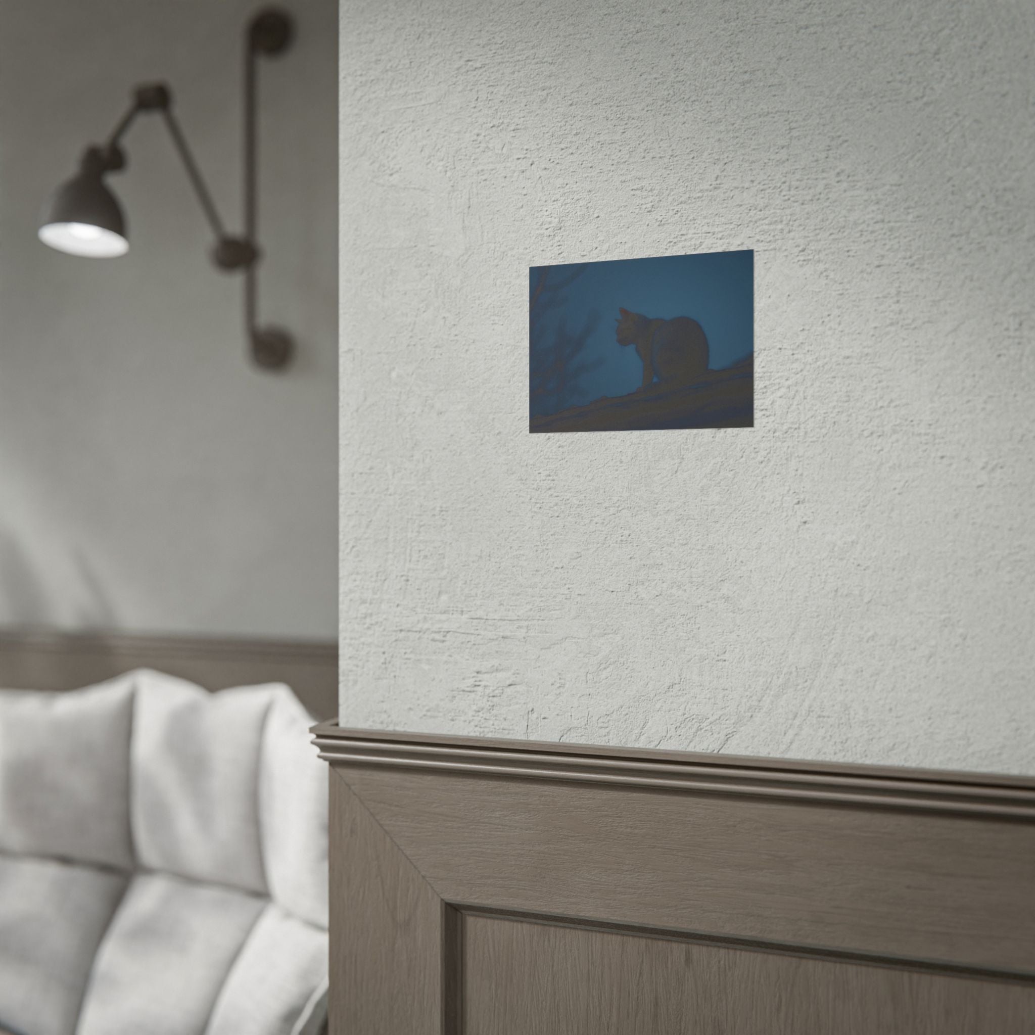 Nightwatch Cat Wall Art - Poster