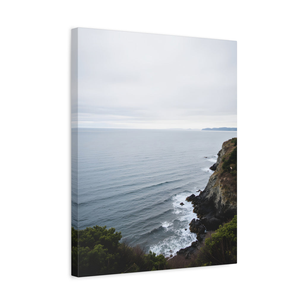 Dawn on the ocean Wall Art on Stretched Canvas