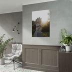 Sunlit Lucky Cat Wall Art - Poster