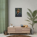 Van Gogh Portrait Rolled Poster — Vintage Impressionist Art Print