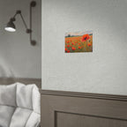 Poppy Field Art Poster - Rolled Floral Wall Print for Home & Office