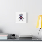 Iridescent Beetle Wall Art – Stretched Canvas