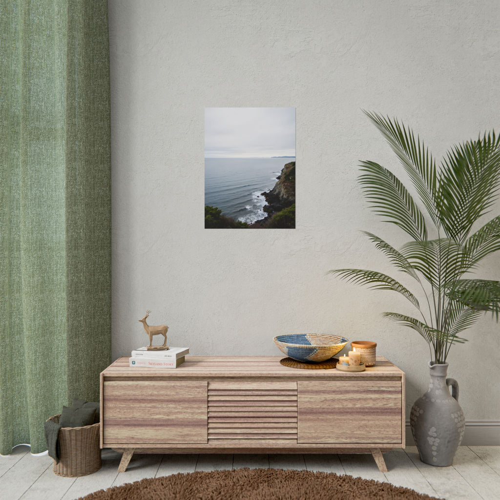 Dawn on the ocean Wall Art Print - Rolled Poster