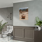 Rustic Terracotta  Clay Pot Desert Poster - Rolled Photo Print