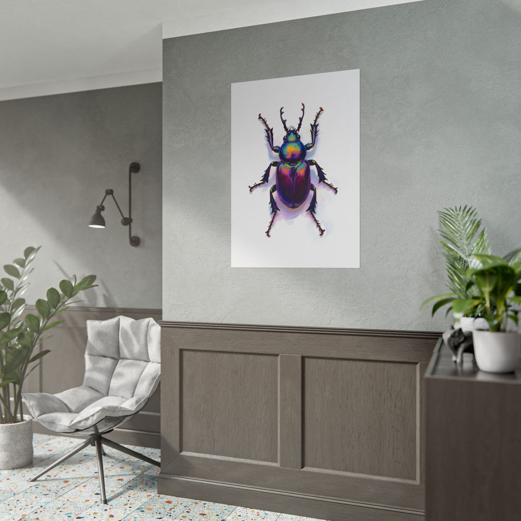 Iridescent Beetle Wall Art – Poster