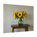 Sunflowers in Green Pitcher Wall Art - Poster