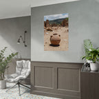 Rustic Terracotta  Clay Pot Desert Poster - Rolled Photo Print