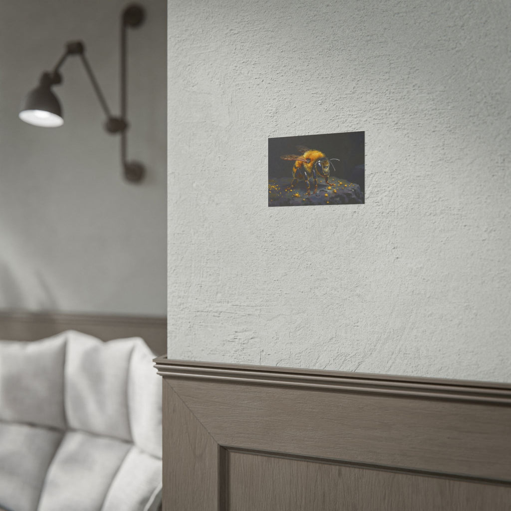 Bumblebee Close-Up Poster — Realistic Insect Wall Art (Rolled Poster)