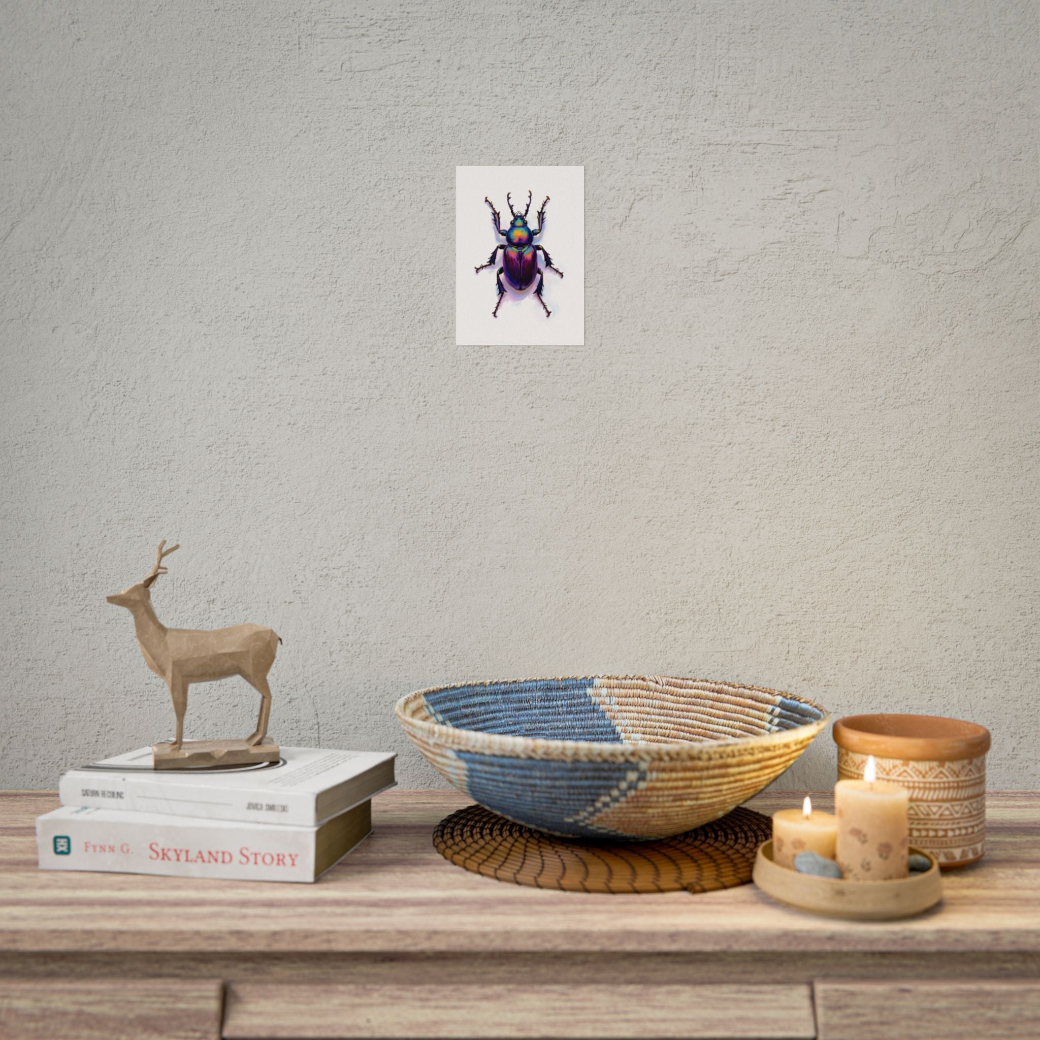 Iridescent Beetle Wall Art – Poster