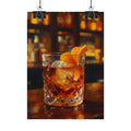 Whisky on Ice Wall Art -  Bar & Home Decor - Poster