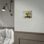 Sunflowers in Green Pitcher Wall Art - Poster
