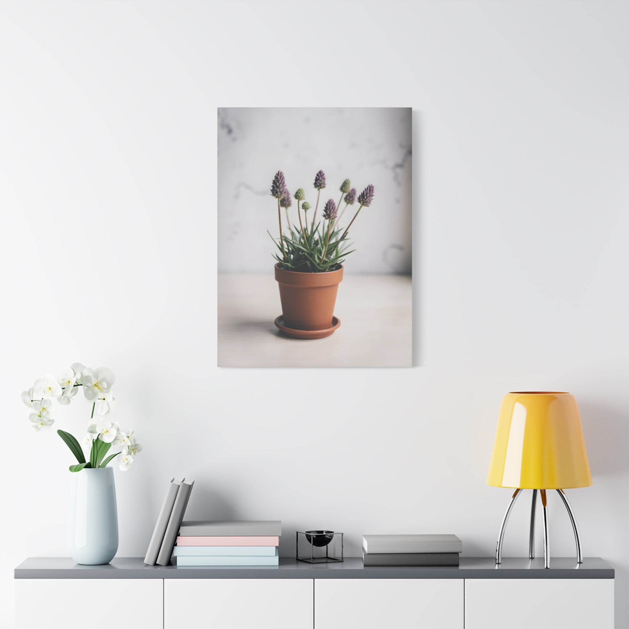 Potted Alpine Dodgegrass Wall Art – Stretched Canvas