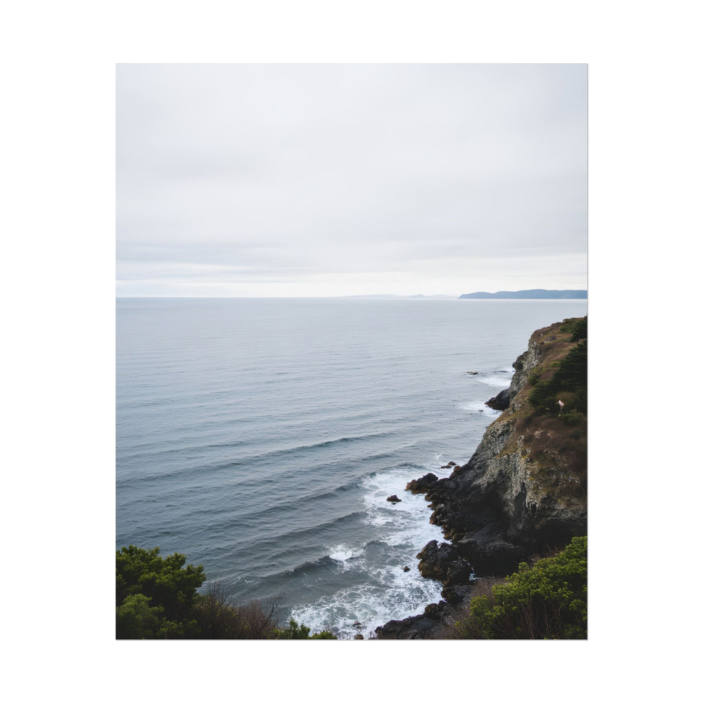 Dawn on the ocean Wall Art Print - Rolled Poster