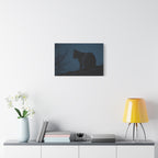 Nightwatch Cat Wall Art - Stretched canvas
