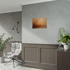 Golden Meadow Abstract Wall Art - Poster