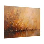 Golden Meadow Abstract Wall Art - Poster